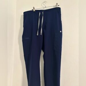 FIGS Yola Skinny Scrub Pants (Navy - Size M)